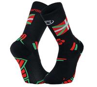 Chaussettes bv sport trail ultra 2 high pays basque noir