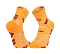 Chaussettes de trail BV SPORT SOCQUETTE TRAIL ULTRA.2 ''MID'' (ORANGE/BORDEAUX) 42-44