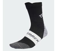 adidas Mixte Terrex Xperior CLIMACOOL Trail Crew Socks, Black, 6.5-8
