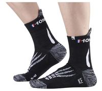 Chaussettes de Trail/Running Monnet Run Ice (NOIR BLANC) 37-38