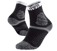 Sidas Chaussettes de trail Trail Protect Homme renforts cheville et orteil Noir/Blanc S/M (39-40)