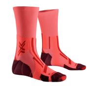 Chaussettes de trail X-SOCKS TRAILRUN PERFORM CREW (Fluo red / Namib red) 39-41