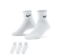 Nike Everyday Cush Ankle Chaussettes De Sport Pack De 3-Blanc,Noir, Taille 46-50