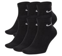 Chaussettes de training Nike Everyday Cushioned (6 paires) Noir/Blanc 38-42