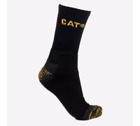 Chaussettes De Travail Premium Rembourrées Renforcées Cat Côté Mollet Noir Homme