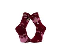 Chaussettes de trek bv sport gr haute lyocell aztec bordeaux