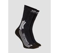 Chaussettes De Trekking Bleu Marine Et Noires Pour Femmes X-socks Trek X Merino 4.0 Xsts04s19w-a041