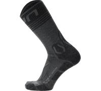 Chaussettes de trekking UYN pour femmes - Trekking One All Season Mid Socks, chaussettes de randonnée, logo gris 37-38