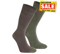 Chaussettes De Voyage Craghoppers NosiLife Anti-Insectes Sans Odeur 2Pk Vert