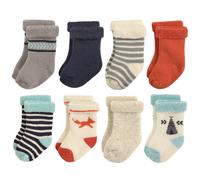 Chaussettes décontractées pour nouveau-nés et bébés garçons Hudson Baby en coton riche et éponge pour garçons Fox 0-6 mois US