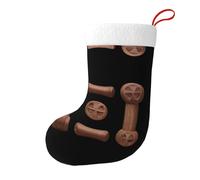 Chaussettes décoratives de Noël WHJSSF Lucky Wood Printing douces et moelleuses pour homme et femme