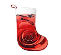 Chaussettes décoratives de Noël YYHWHJDE Cartoon Fleur Rouge Vortex Spiral Pattern Léger pour Halloween, cérémonies annuelles, réunions de vacances