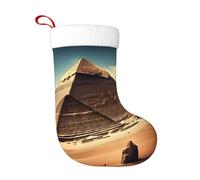 Chaussettes décoratives de Noël YYHWHJDE rêvant des pyramides de Khufu pour décorer les bureaux et les arbres de Noël, Halloween et les rassemblements de vacances
