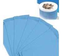 Chaussettes d'écumoire de piscine 2025 - Housses de panier en maille ultra fine pour piscine creusée/excédentaire et spa, protection contre les débris avec ajustement élastique (10, bleu)