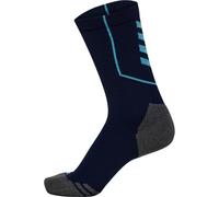 Chaussettes d'entraînement basses Hummel Pro Bleu 35/38