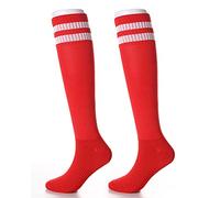 Chaussettes d'escrime épaissies, Chaussettes d'escrime en Coton coloré pour épée, Sabre et fleuret Chaussettes d'escrime pour Enfants et Adultes Chaussettes de Sport (Color : Adult, Size : Red)
