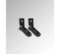 Chaussettes d'été Utility Diadora en coton noir gris mouette foncé