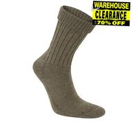 Chaussettes D'Hiver Chaudes De Randonnée En Laine Craghoppers Vertes