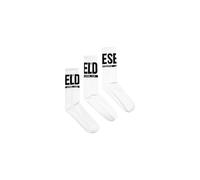 Diesel Ray Socks 3 Pairs Blanc EU 39-42 Homme