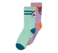 Chaussettes Difuzed Pokemon Heads (x2) Vert 35/38