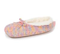 Isotoner Chaussettes d'intérieur femme fourrées, antidérapante, 39/40, multicolor