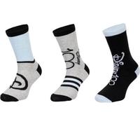 Chaussettes Disney Mickey Mouse pour enfants - pack de 3 confort noir 23/26