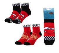 Chaussettes Disney pour enfants (garçons et filles), idéales pour l'école - Lot de 2 paires de chaussettes confortables et amusantes Disney pour enfants, chaussettes invisibles et sans coutures.