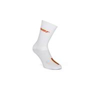 Chaussettes dmt classic race blanc orange