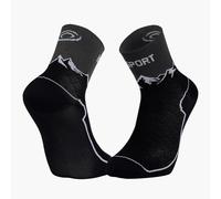 BV Sport Socquette Double Gr Mid - Polyamide Noir Noir 39/41