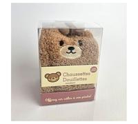 Chaussettes Douillettes Ours Brun