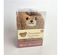 Chaussettes douillettes - Ours brun Offrez un câlin à vos pieds ! - Collectif - Marabout - Coffret - Jeux livres objets