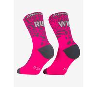 Chaussettes Dynafit Run Wild Crew fuchsia - 43-46