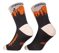 Dynafit - Traverse Mid - Chaussettes de running - EU 39-42 - black out / ultra orange