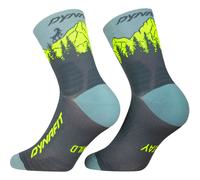 Dynafit - Traverse Mid - Chaussettes de running - EU 39-42 - cinder / ultra yellow