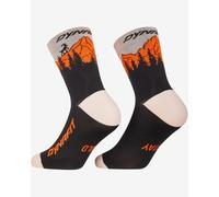 Dynafit - Traverse Mid - Chaussettes de running - EU 43-46 - black out / ultra orange