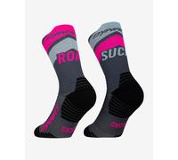Chaussettes Dynafit Ultra Crew gris foncé fuchsia - 39-42