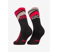 Dynafit - Ultra Crew - Chaussettes de running - EU 39-42 - black out / ultra coral