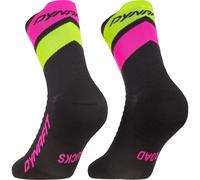 Dynafit Chaussettes de running Ultra Mid Unisexe EU 35-38 Noir / Pink Glo