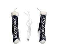 Chaussettes électriques - Chaussettes USB non chauffantes sans glissement | Chauffe-pieds pour le camping par temps froid - Chaussons pour dormir, chasse, camping, voyage à la maison d'automne à