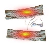 Chaussettes électriques pour femme - Chaussettes chauffantes - Chaussettes chauffantes électriques - Chaussettes d'hiver rechargeables par USB - Chaussettes chauffantes lavables pour le cyclisme et la