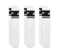 Nike Sportswear Dri-Fit Everyday Essential Crew Socks (3 Pairs) Blanc/Noir Taille unique Unisex