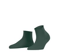 FALKE Cotton Touch W SSO Fines Unies Chaussettes, Vert Hunter Green 7441, 39-42 Femme