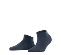 Falke Chaussettes basses Family W Sn coton durable unies 1 paire Femme Bleu Dark Navy 6379 35-38