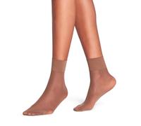 Chaussettes en coton femme Falke Pure Matt Marron 39/42