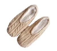 Chaussettes en forme de cœur pour femme avec bas antidérapant - Pantoufles confortables et chaudes, C, Taille unique