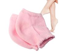 Chaussettes en gel pour talons - 1 paire de coussinets pour talons et craquelés avec des ingrédients en gel hydratant pour travailler, étudier, dormir, faire de la randonnée Jingan