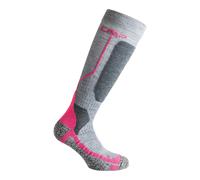 CMP - Chaussettes de ski unisexe en laine, Mél d'argent., 36/38