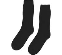 Chaussettes en laine Colorful Standard Merino Blend deep black Noir 41/46