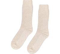Chaussettes en laine Colorful Standard Merino Blend ivory white Blanc 41/46