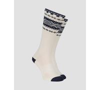 Dale of Norway Cortina Knee Sock Off White/Navy S Chaussettes trekking et randonnée